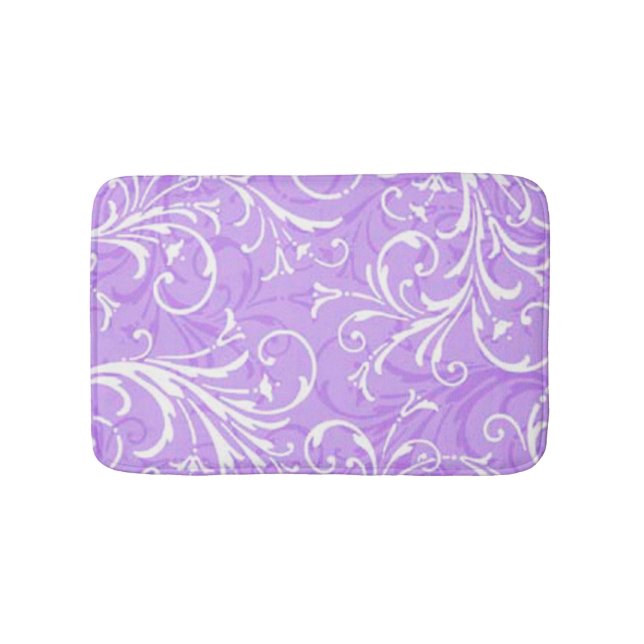 Tapis De Bain Mat de bain pourpre ornemental (Devant)
