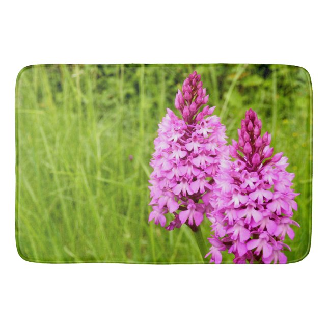 Tapis De Bain Mat de bain pyramidal à orchidées (Devant)