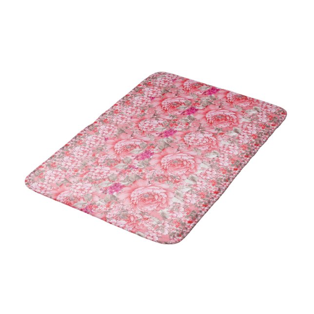 Tapis De Bain Mat de bain rose (Angle)