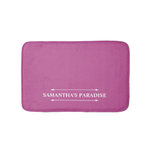 Tapis De Bain Mat de bain rose chaud moderne