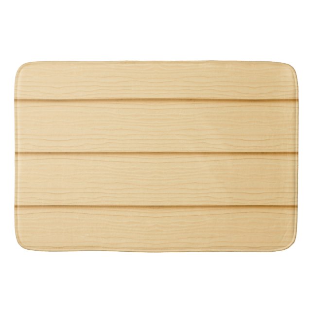 Tapis De Bain Mat de bain Sunny Wood Plank (Devant)