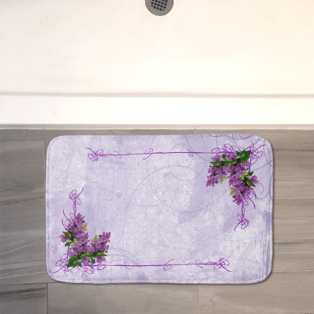 Tapis De Bain Mat de bain violet Lilacs (Créateur téléchargé)