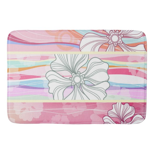 Tapis De Bain Mat/Fleurs de bain (Devant)