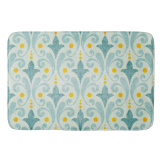 Tapis De Bain Matelas bleu et jaune