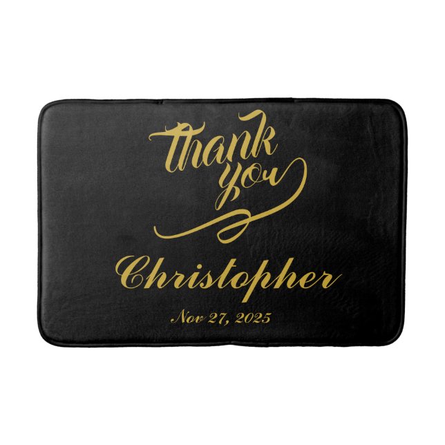 Tapis De Bain Matelas de bain en Merci chaud pour les jours spéc (Devant)