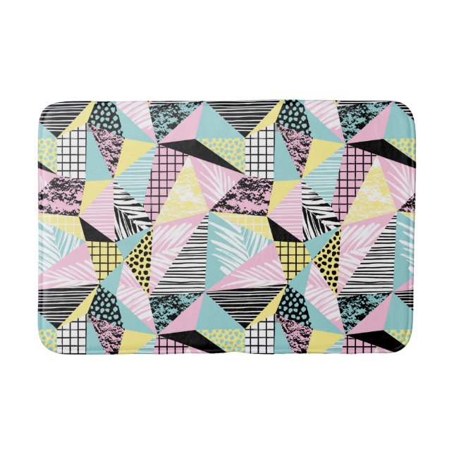 Tapis De Bain Matelas de bain Motif géométrique (Devant)