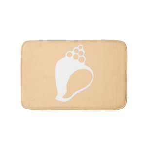 Tapis De Bain Matelas de salle de bain Peach Shell