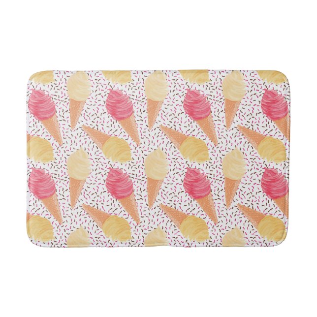 Tapis De Bain Matelas Motif à glace (Devant)