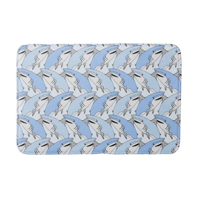 Tapis De Bain Matelas Motif requins (Devant)