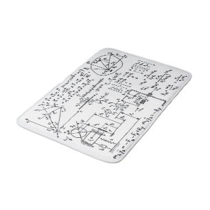 Tapis De Bain Mathématiques Geeky de maths