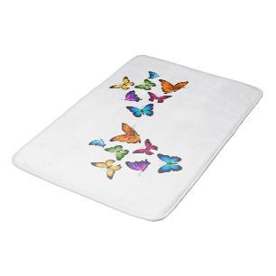Tapis De Bain Maths uniques de Bath de "papillon"