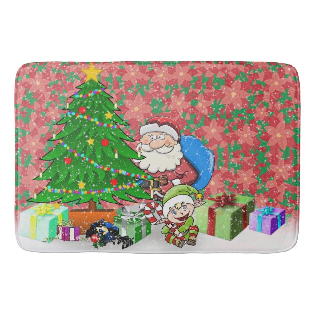 Tapis De Bain Matin Noël (Devant)