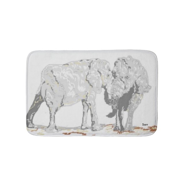 Tapis De Bain Mats de bain / Eléphants (Devant)