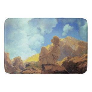 Tapis De Bain Maxfield Parrish Matin 1922 Nuage Bleu Beaux-Arts