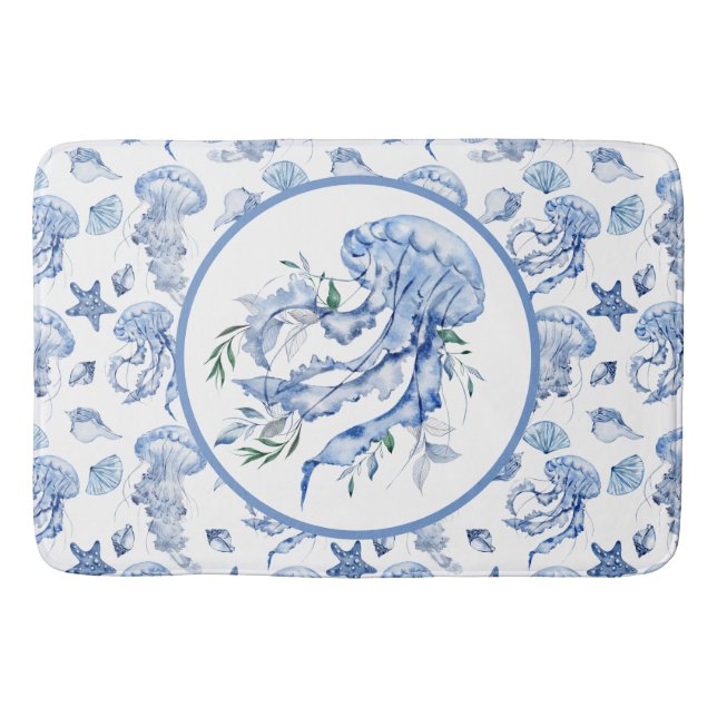 Tapis De Bain Méduses au rivage (Devant)