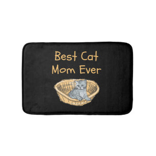 Tapis De Bain Meilleur Chat Maman Toujours Femmes Amoureux de le