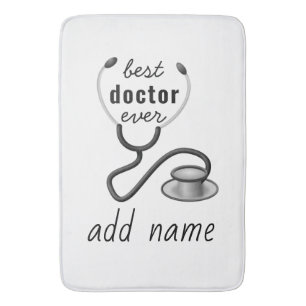 Tapis De Bain Meilleur Médecin Personnalisé Merci Médecin
