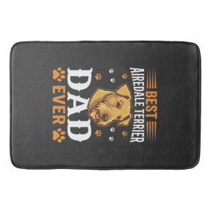 Tapis De Bain Meilleur papa Airedale Terrier de tous les temps a