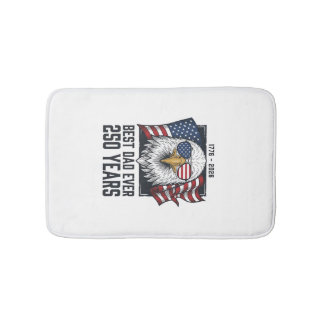 Tapis De Bain Meilleur Papa de tous les temps 250 Ans Patriotiqu