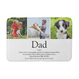 Tapis De Bain Meilleur Papa du Monde Définition Photo Amusante