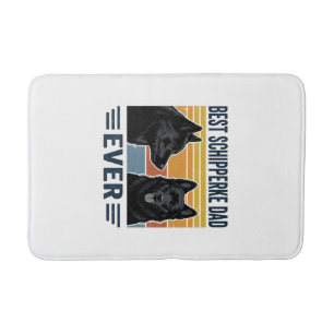 Tapis De Bain Meilleur Papa Schipperke Jamais Design Vectoriel R