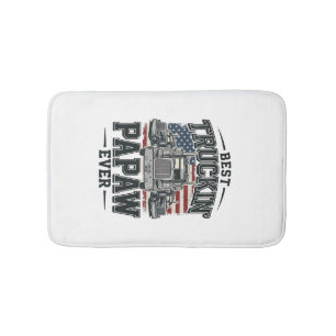 Tapis De Bain Meilleur Papaw de camionnage jamais Vintage vecteu