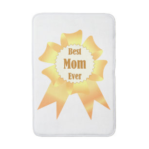 Tapis De Bain Meilleure maman jamais Golden Lauréat du prix ruba