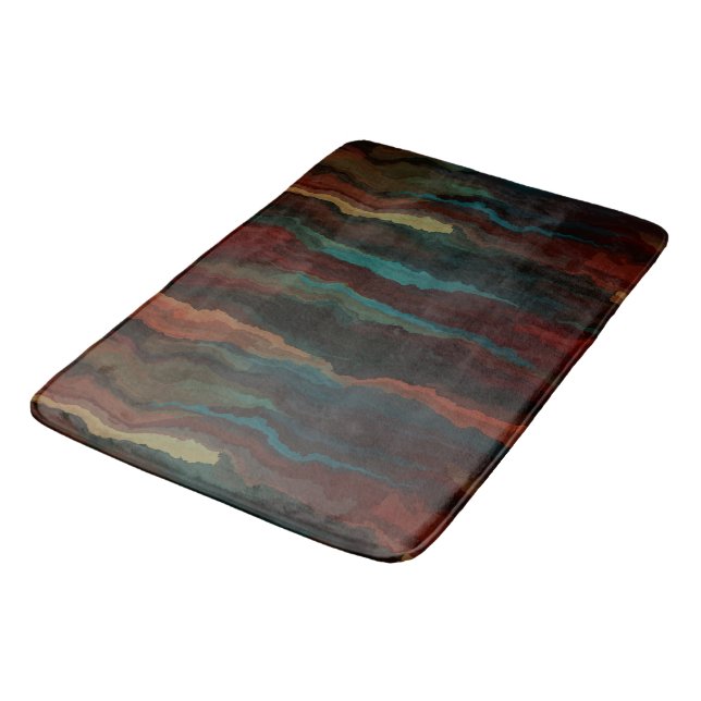 Tapis De Bain Mélange de couleurs sud-ouest (Angle)