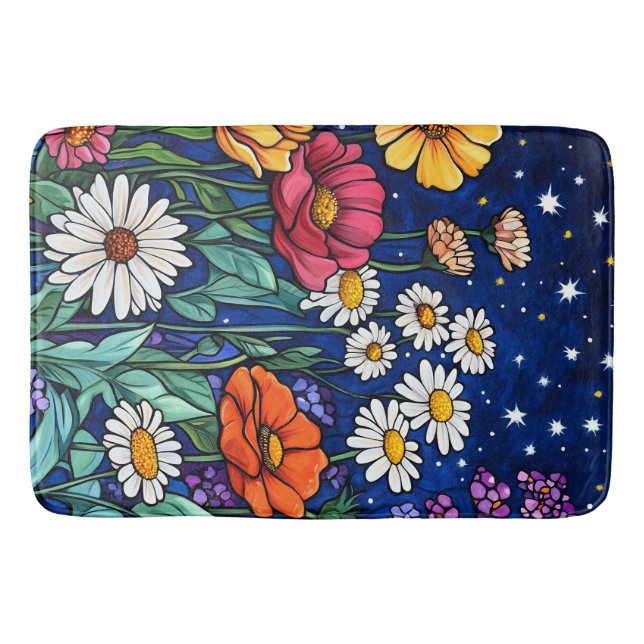 Tapis De Bain Mélange de fleurs (Devant)