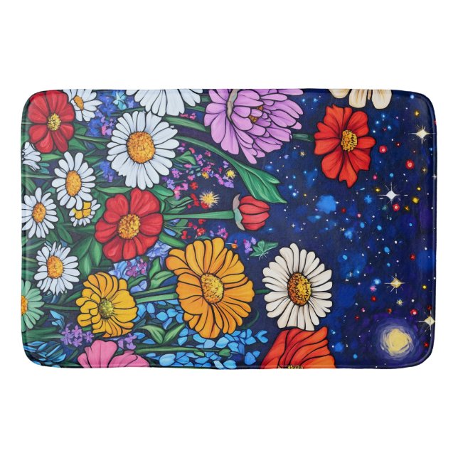 Tapis De Bain Mélange de fleurs (Devant)