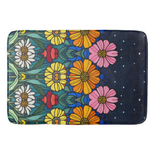 Tapis De Bain Mélange de fleurs Floral Nature Love 16 b