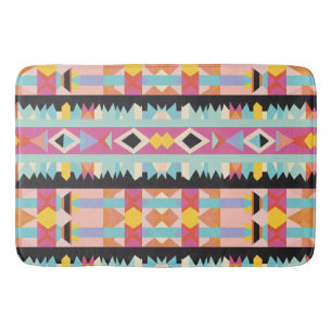 Tapis De Bain Mélange de Motifs dynamiques inspirés des tribus