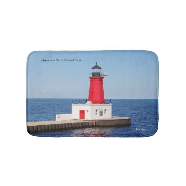 Tapis De Bain Ménomine North Pierhead Light bathmat (Devant)