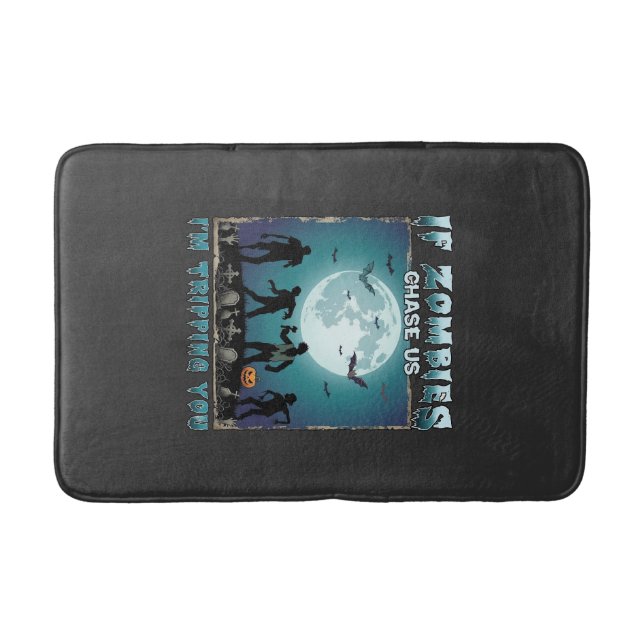 Tapis De Bain Meow Am Cat Halloween Night Witch Pumpkin (2)_1 (Devant)