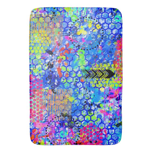 Tapis De Bain Mer de graffiti  (devant Vertical)