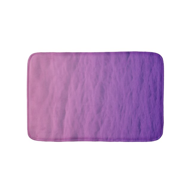Tapis De Bain Mer Rose Et Violet (Devant)