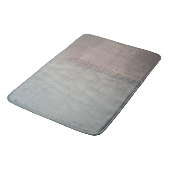 Tapis De Bain Mer sereine rencontre la plage de sable 2 (Angle)
