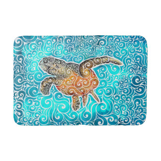 Tapis De Bain Mer tourbillonnant