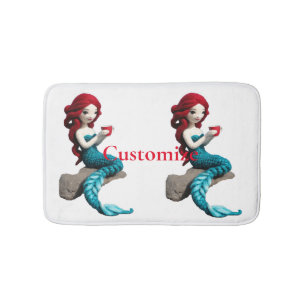 Tapis De Bain Mermaid Relaxant Avec Boisson Thunder_Cove