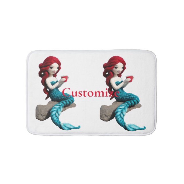 Tapis De Bain Mermaid Relaxant Avec Boisson Thunder_Cove (Devant)