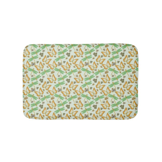 Tapis De Bain Merveilleux Motif papillon (Devant)