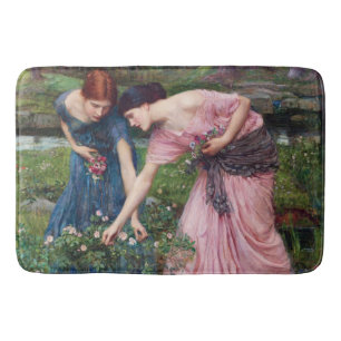 Tapis De Bain Mesdames Picking Roses, John William Waterhouse