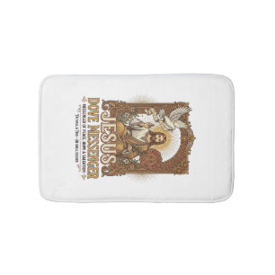 Tapis De Bain Messager Jésus Colombe Messager Jésus Colombe Chré