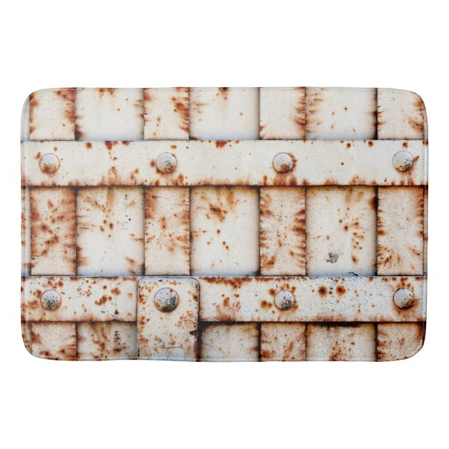 Tapis De Bain Métal Rouillé - Drôle Cool (Devant)