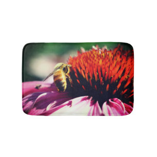 Tapis De Bain Miel Abeille Sur Le Confleur Fermer