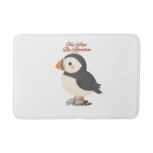 Tapis de bain Mignon Macareux (Devant)