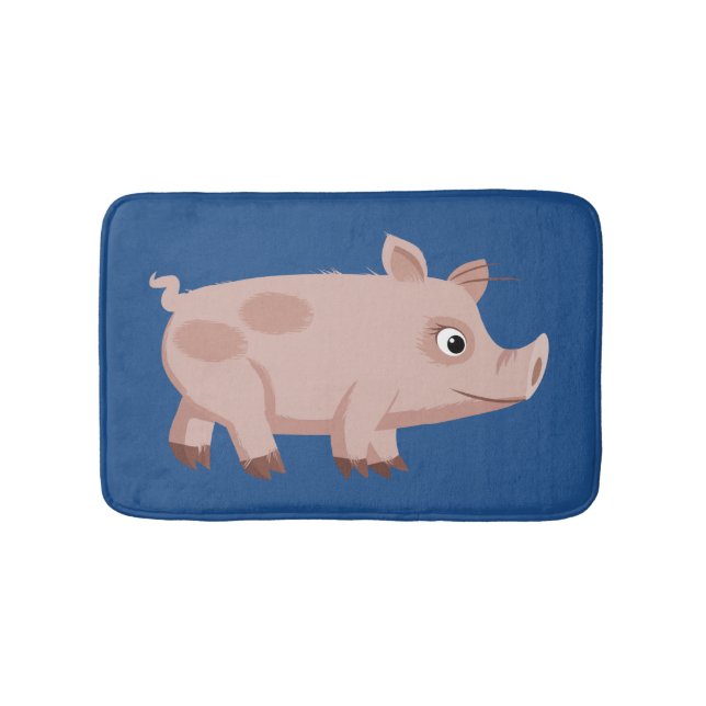 Tapis De Bain Mignonette Cartographier Cochon Bain Mat (Devant)