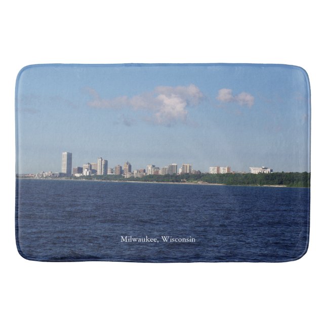 Tapis de bain Milwaukee Skyline (Devant)