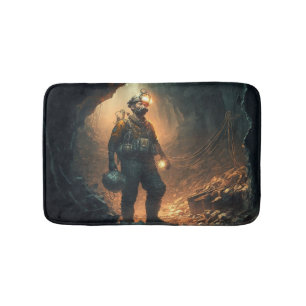 Tapis De Bain Mines dangereuses