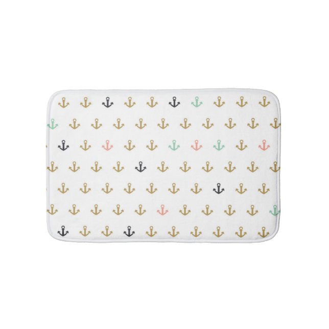 Tapis De Bain Mini motif d'Ancre (Devant)